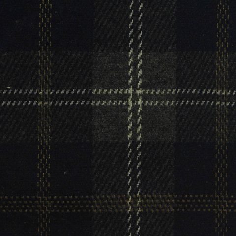 Bold Plaid Polyester Viscose Stretch Interlock Knit Fabric