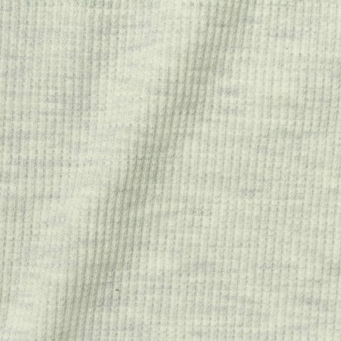 Fine Heather Polyester Viscose Stretch Waffle Knit Fabric