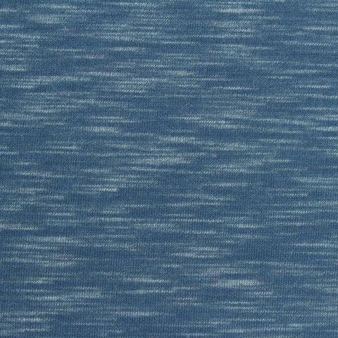 Blue Heathered-Marl Scuba Knit, Polyester