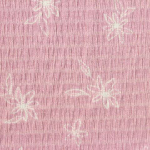 Floral Cotton Stretch Crepe Fabric