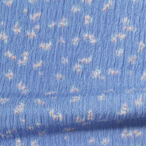 Printed Polyester Stretch Crepe Fabric