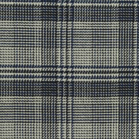 Bold Plaid Polyester Viscose Stretch Woven Fabric