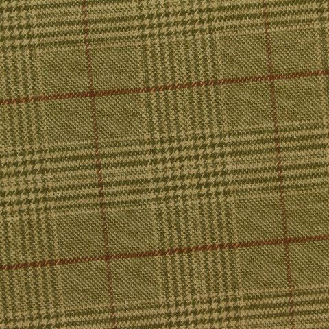 Bold Plaid Polyester Viscose Stretch Woven Fabric
