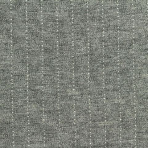 Fine Striped Polyester Viscose Stretch Ponte Knit Fabric