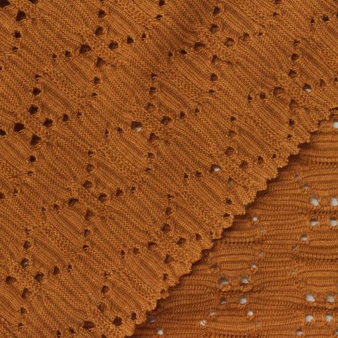 Jacquard Cotton Polyester Stretch Knit Fabric