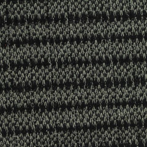 Dark Grey Horizontal-Stripe Bouclé, Polyester
