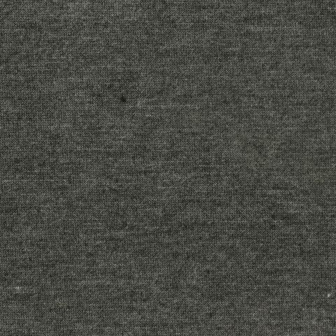 Dark Grey Heathered-Marl Jersey Knit, Poly-Viscose