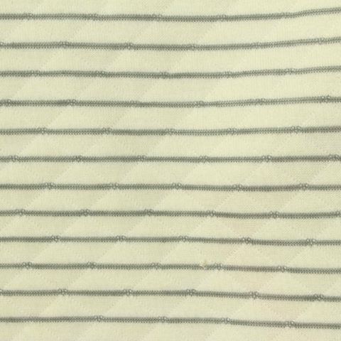Fine Striped Polyester Cotton Knit Fabric