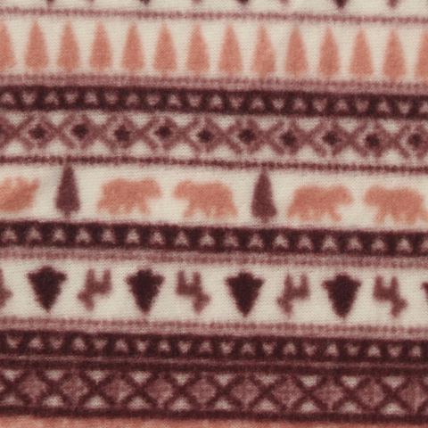 Brown Bears Fleece, Polyester