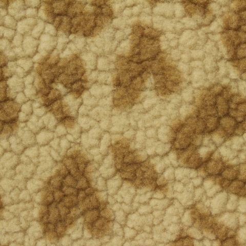 Brown Animal Print Minky, Polyester