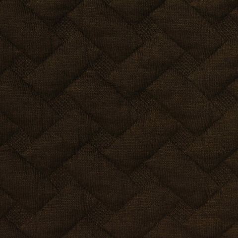 Dark Brown Tone-on-Tone Jacquard, Polyester