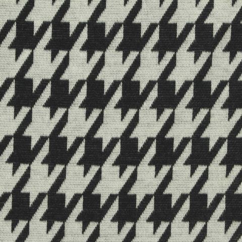 Plaid Polyester Stretch Knit Fabric