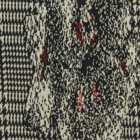 Plaid Polyester Viscose Stretch Knit Fabric