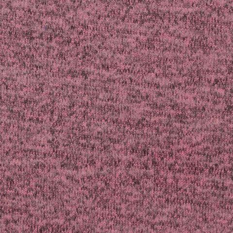 Heather Brushed Polyester Viscose Stretch Chunky Knit Fabric