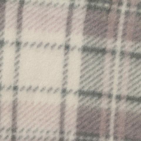 Bold Plaid Brushed 100% Polyester Chunky Knit Fabric