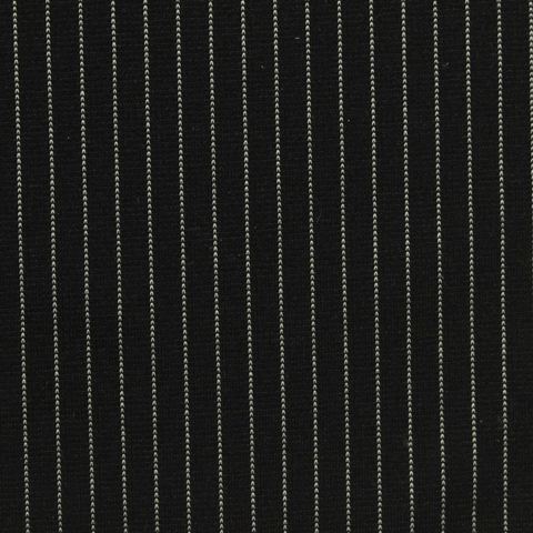 Fine Striped Polyester Stretch Ponte Knit Fabric
