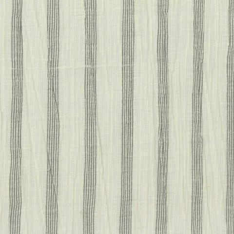 Fine Striped Cotton Polyester Crepe Fabric