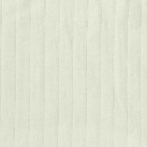 Cream Diamond Pointelle Knit, Cotton