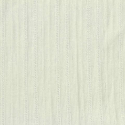 Off-White Tone-on-Tone Pointelle Knit, Cotton-Poly