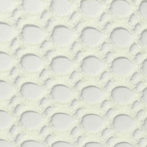 Cream Openwork Knit, Poly-Cotton