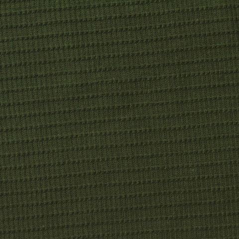 Plaid Cotton Polyester Waffle Knit Fabric