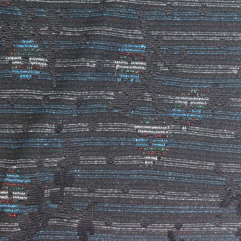 Striped Polyester Stretch Pointelle Knit Fabric