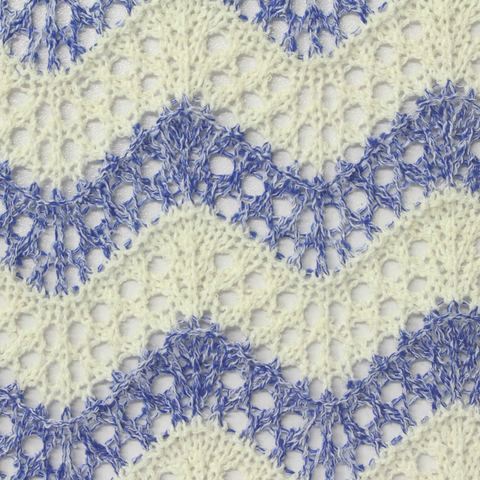 Jacquard Polyester Cotton Chunky Knit Fabric