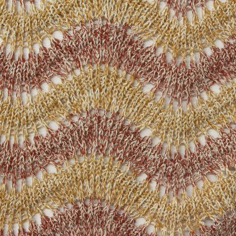 Jacquard 100% Polyester Chunky Knit Fabric