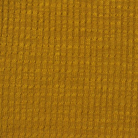 Jacquard Slub Polyester Viscose Waffle Knit Fabric