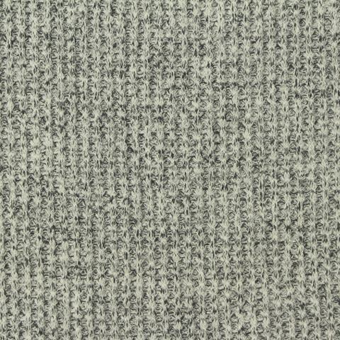 Grey Marl Waffle Knit, Poly-Viscose