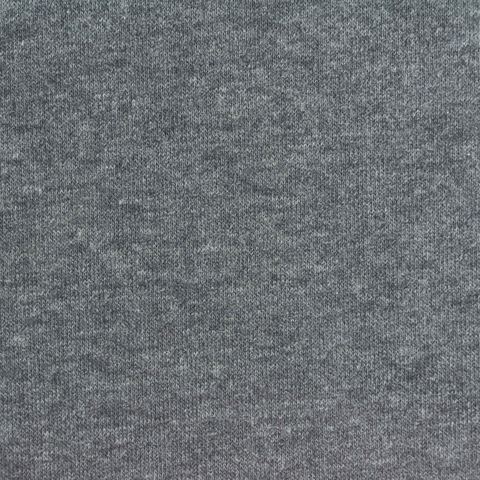 Grey Marl French Terry, Cotton-Poly