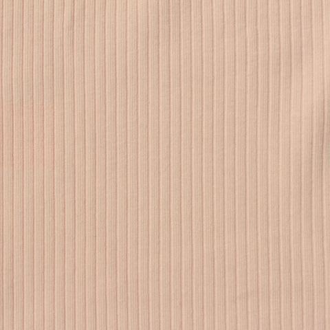 Cotton Polyester Stretch Rib Knit Fabric
