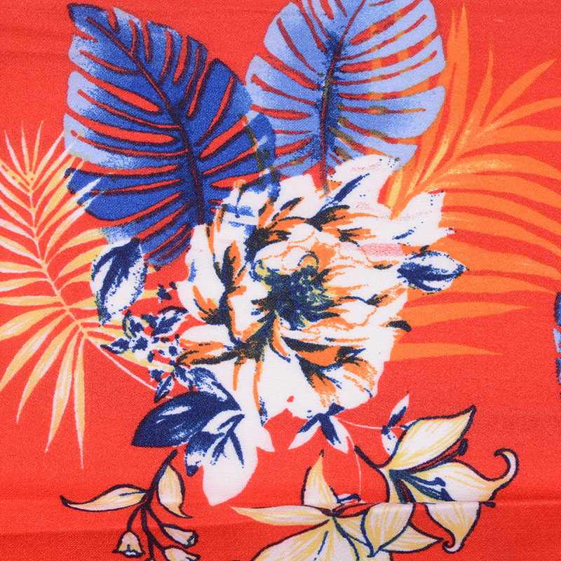 Bold Floral 100% Polyester Woven Fabric