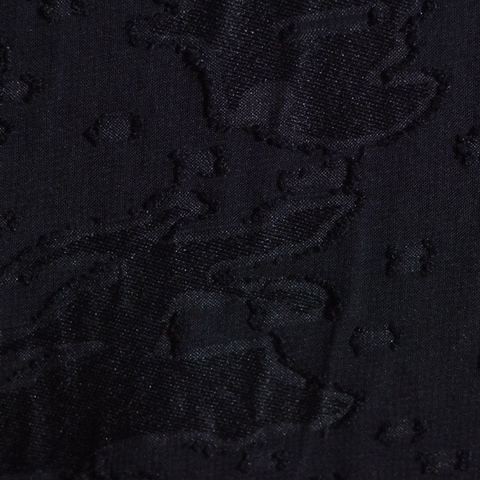 Black Tone-on-Tone Chiffon, Polyester