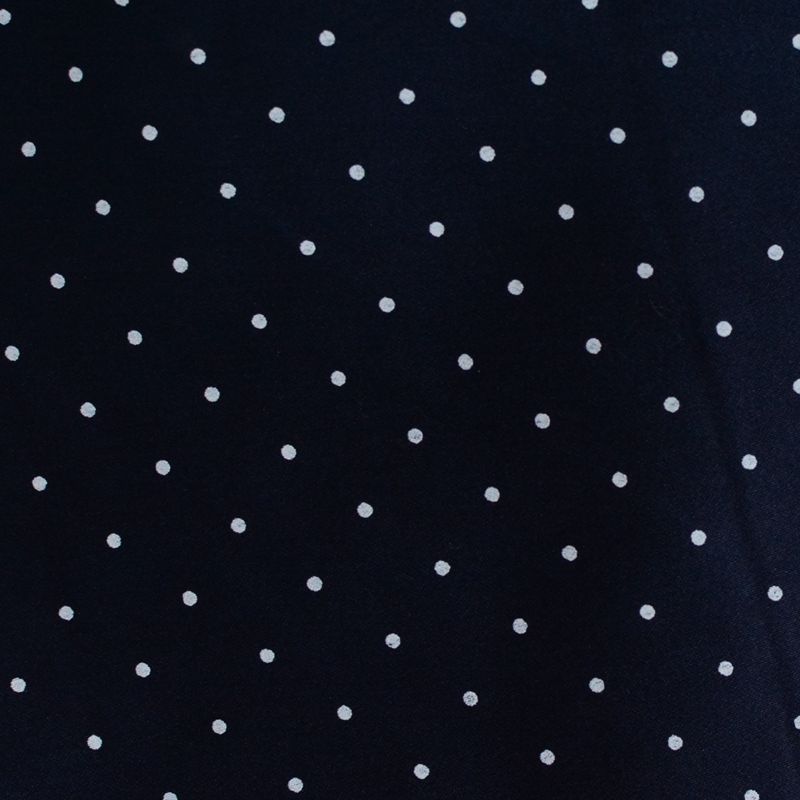 Fine Dotted Cotton Stretch Sateen Fabric