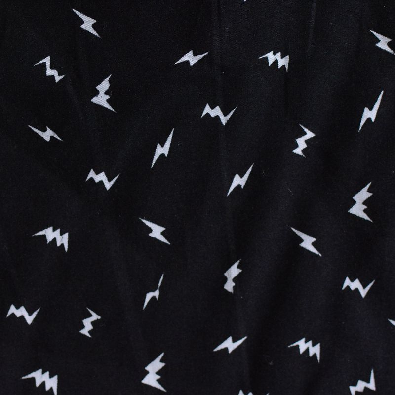 White Wavy-Line Poplin, Cotton