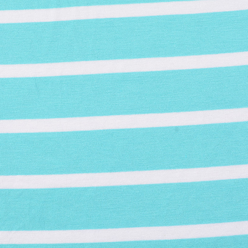 Striped Viscose Stretch Knit Fabric