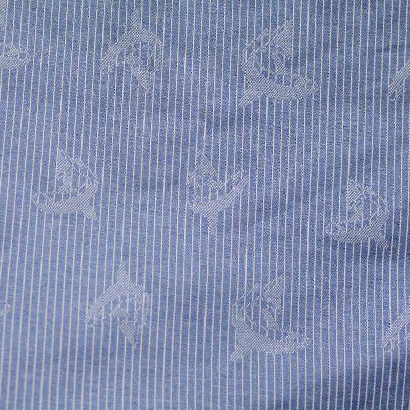Jacquard Polyester Viscose Stretch Knit Fabric