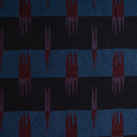 Jacquard Polyester Viscose Stretch Knit Fabric