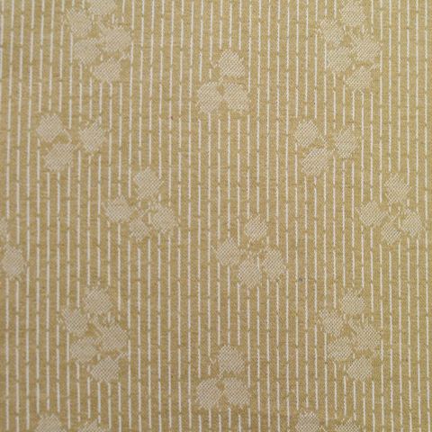 Orange Vertical-Stripe Jacquard, Poly-Viscose