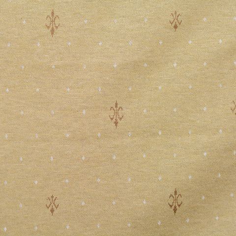 Brown Dots Jacquard, Poly-Viscose