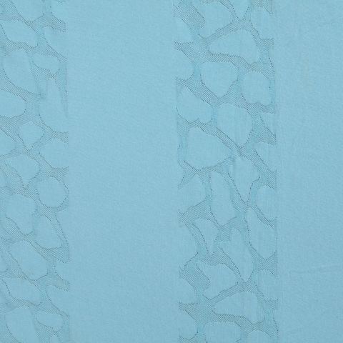 Light Blue Irregular-Grid Jacquard, Polyester