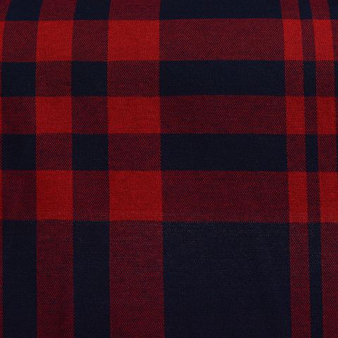 Bold Plaid Knit Fabric