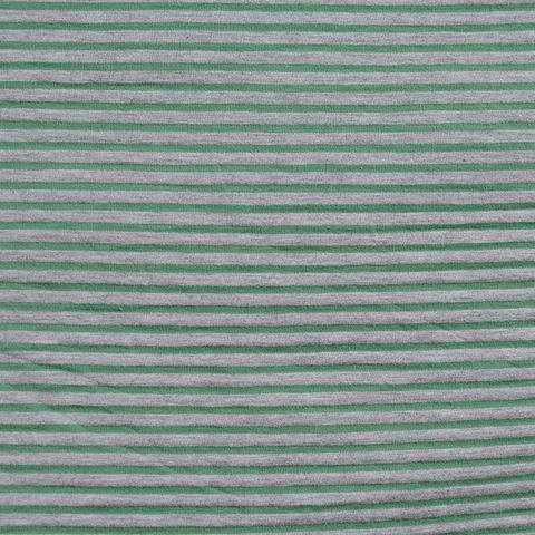 Fine Striped Polyester Viscose Knit Fabric