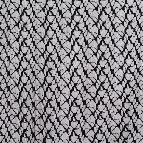Jacquard Polyester Stretch Knit Fabric