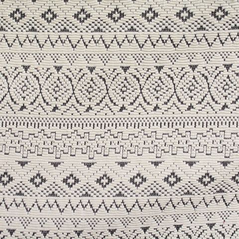 Black Bands Jacquard, Poly-Viscose