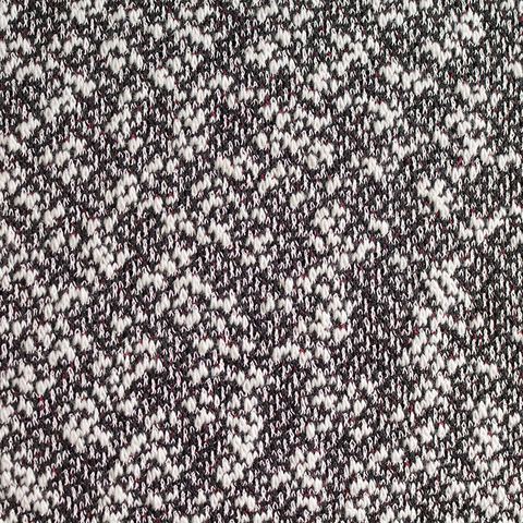 Jacquard Cotton Polyester Blend Stretch Knit Fabric