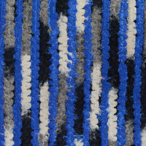 Blue Vertical-Stripe Poplin, Cotton