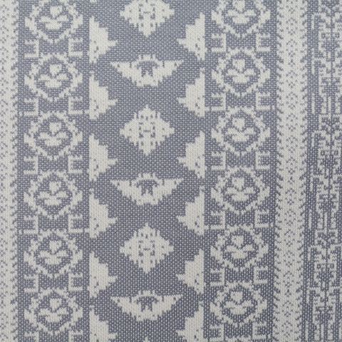 Grey Floral Jacquard, Acrylic-Poly