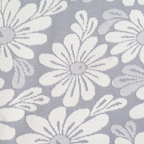 White Floral Jacquard, Acrylic-Poly